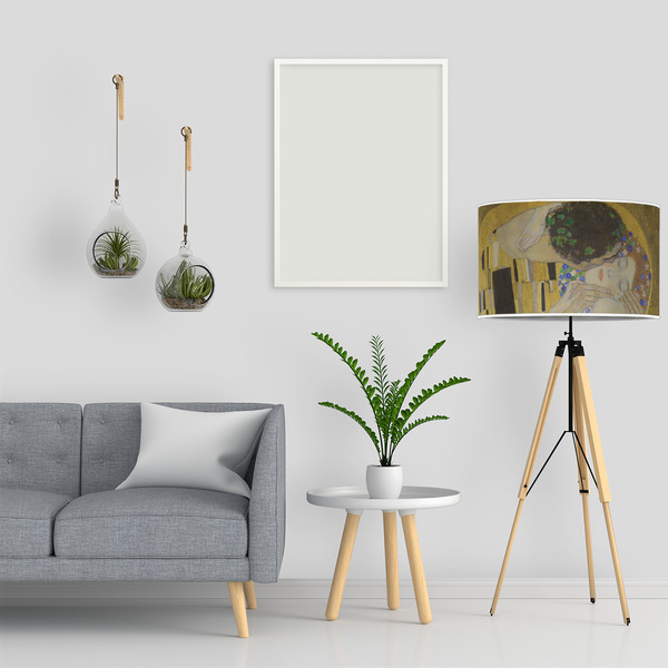 The Kiss (Klimt) - Lovers 12" Drum Lampshade - LIFESTYLE