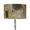 The Kiss (Klimt) - Lovers 12" Drum Lampshade - ON STAND (Fabric)