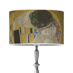 The Kiss (Klimt) - Lovers 12" Drum Lamp Shade - Poly-film