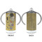 The Kiss (Klimt) - Lovers 12 oz Stainless Steel Sippy Cups - APPROVAL