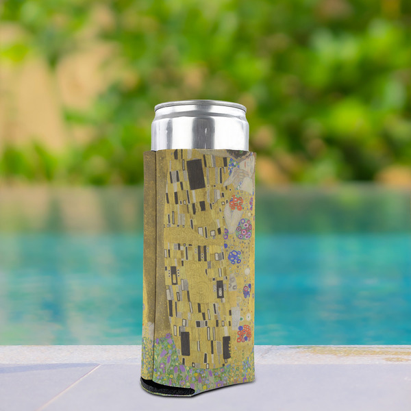 The Kiss (Klimt) - Lovers Can Cooler - Tall 12oz - In Context