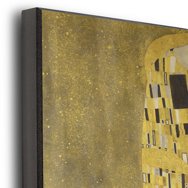 The Kiss (Klimt) - Lovers 12x12 Wood Print - Closeup