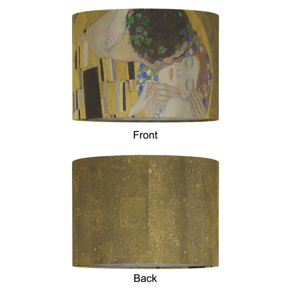 The Kiss (Klimt) - Lovers 16" Drum Lampshade - APPROVAL (Fabric)