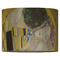 The Kiss (Klimt) - Lovers 16" Drum Lampshade - FRONT (Fabric)