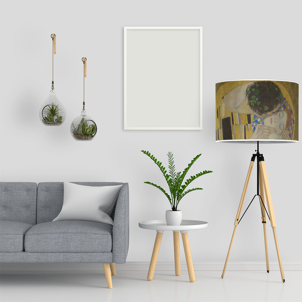 The Kiss (Klimt) - Lovers 16" Drum Lampshade - LIFESTYLE