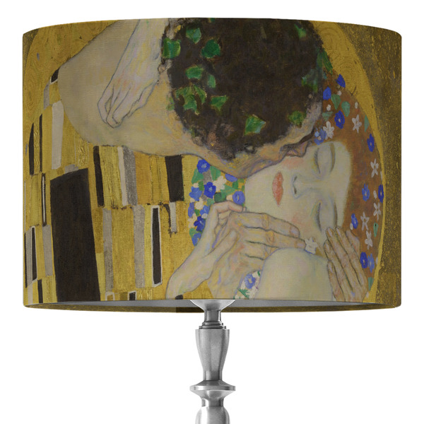 Custom The Kiss (Klimt) - Lovers 16" Drum Lamp Shade - Fabric