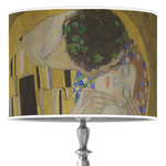 The Kiss (Klimt) - Lovers 16" Drum Lamp Shade - Poly-film