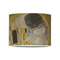 The Kiss (Klimt) - Lovers 8" Drum Lampshade - FRONT (Poly Film)