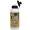 The Kiss (Klimt) - Lovers Aluminum Water Bottle - White Front