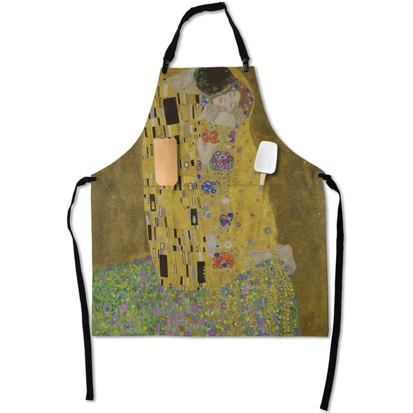 Custom The Kiss (Klimt) - Lovers Apron With Pockets