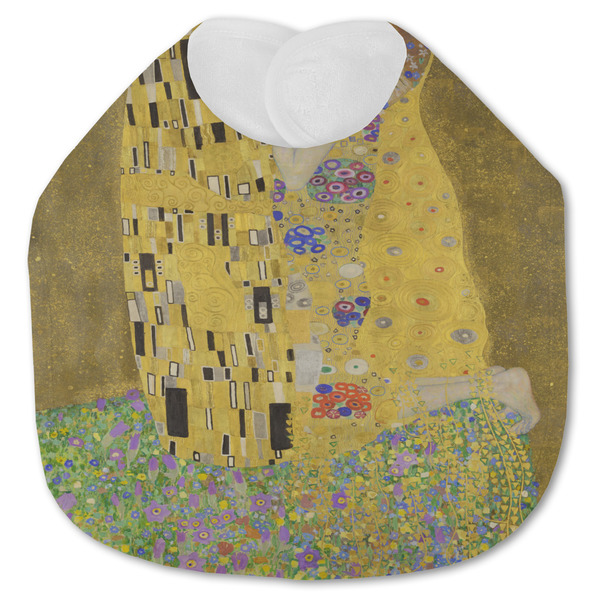 Custom The Kiss (Klimt) - Lovers Jersey Knit Baby Bib