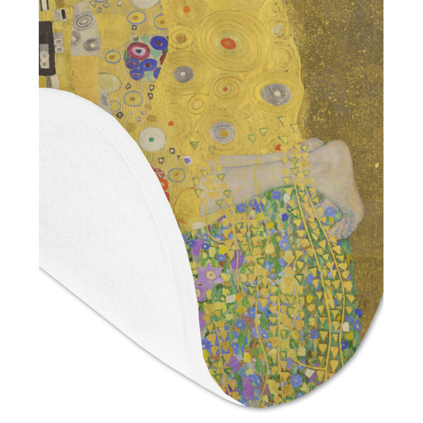 The Kiss (Klimt) - Lovers Baby Bib - AFT detail