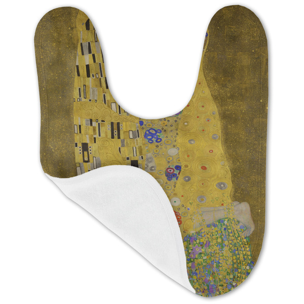 The Kiss (Klimt) - Lovers Baby Bib - AFT folded