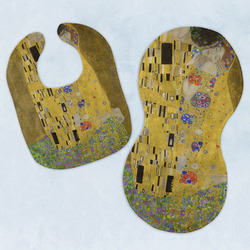 The Kiss (Klimt) - Lovers Baby Bib & Burp Set