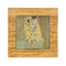 The Kiss (Klimt) - Lovers Bamboo Trivet with 6" Tile - FRONT