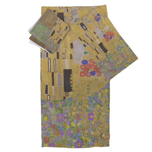 Custom The Kiss (Klimt) - Lovers Bath Towel Set - 3 Pcs