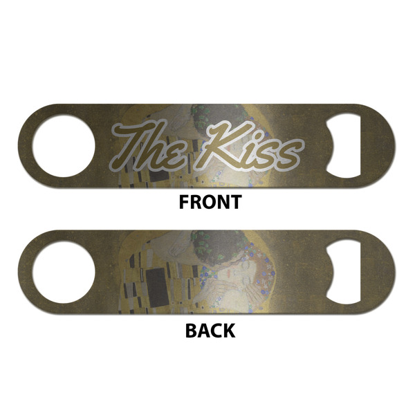 The Kiss (Klimt) - Lovers Bottle Opener - Front & Back