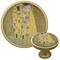 The Kiss (Klimt) - Lovers Cabinet Knob - Gold - Multi Angle