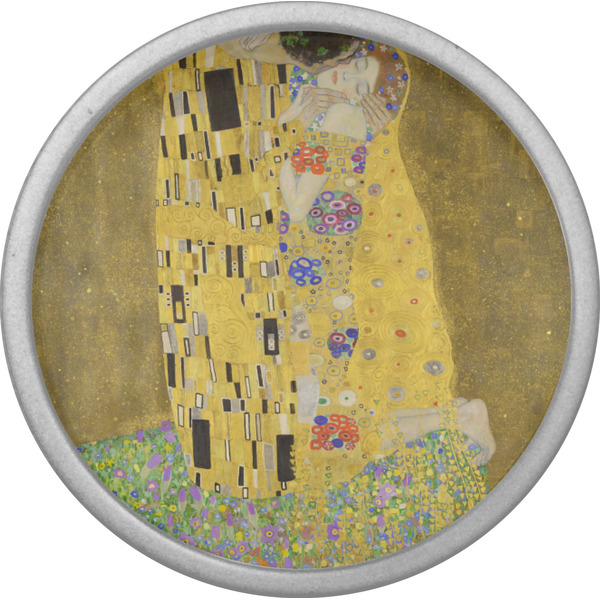 The Kiss (Klimt) - Lovers Cabinet Knob - Nickel - Front