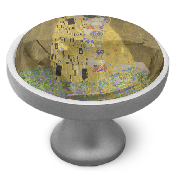 The Kiss (Klimt) - Lovers Cabinet Knob - Nickel - Side