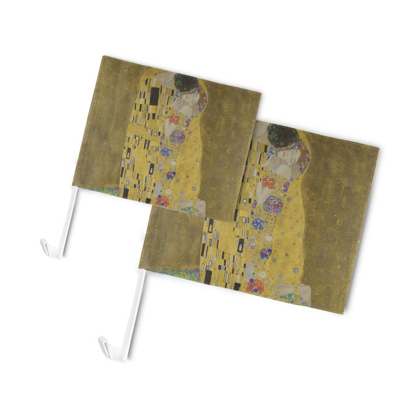 The Kiss (Klimt) - Lovers Car Flags - PARENT MAIN (both sizes)