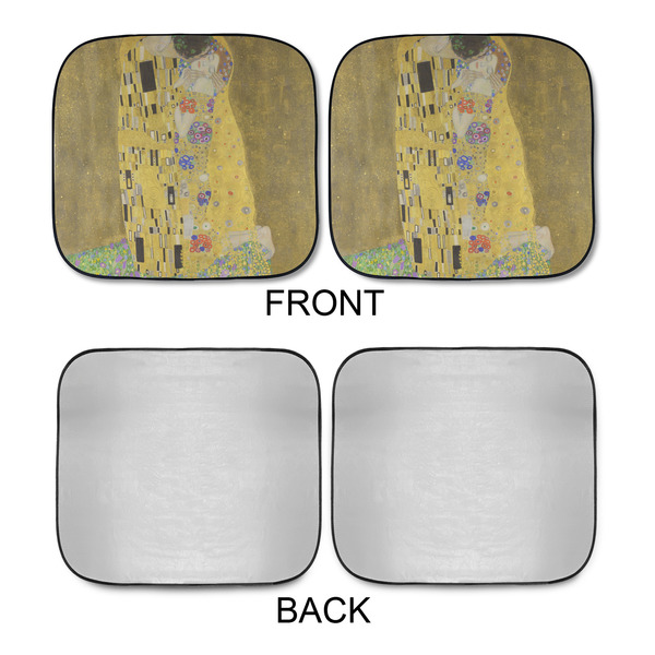 The Kiss (Klimt) - Lovers Car Sun Shades - APPROVAL