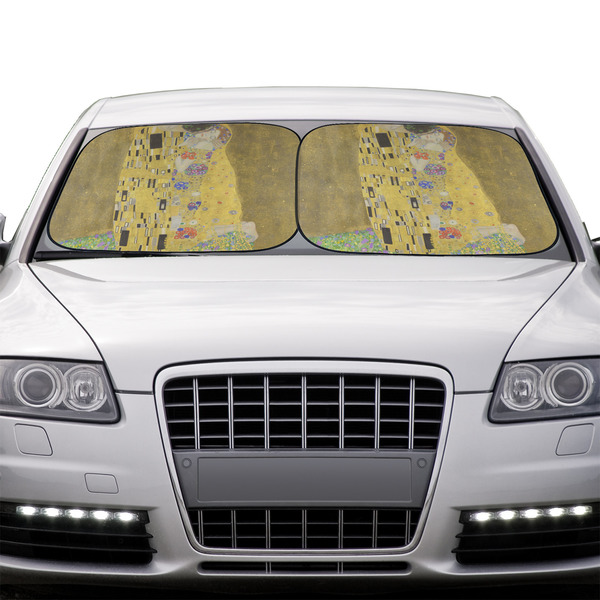 The Kiss (Klimt) - Lovers Car Sun Shades - IN CONTEXT