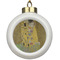 The Kiss (Klimt) - Lovers Ceramic Ball Ornament
