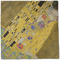 The Kiss (Klimt) - Lovers Cloth Napkins - Personalized Dinner (Full Open)