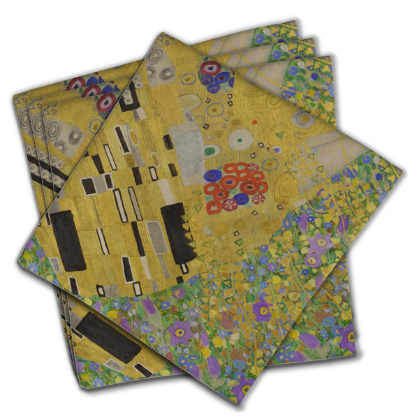 Custom The Kiss (Klimt) - Lovers Cloth Napkins (Set of 4)