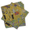 The Kiss (Klimt) - Lovers Cloth Napkins - Personalized Dinner (PARENT MAIN Set of 4)