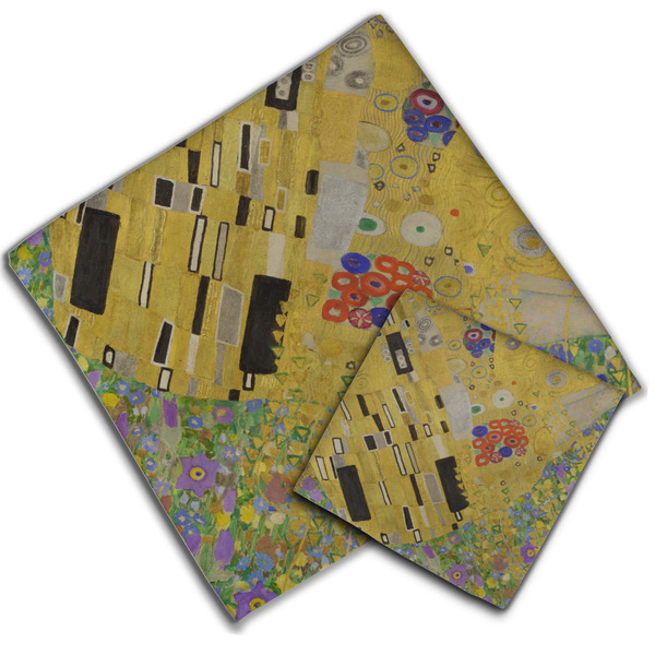 The Kiss (Klimt) - Lovers Cloth Napkins - Personalized Lunch & Dinner (PARENT MAIN)