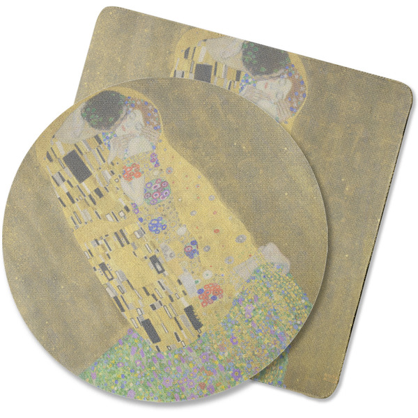 Custom The Kiss (Klimt) - Lovers Rubber Backed Coaster