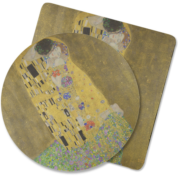 Custom The Kiss (Klimt) - Lovers Rubber Backed Coaster