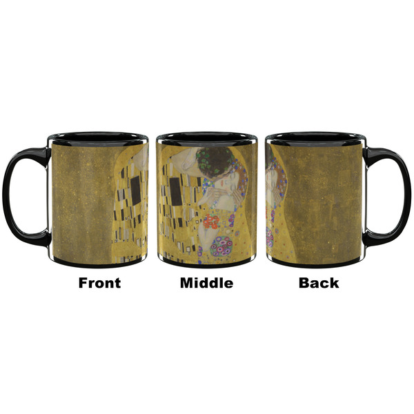 The Kiss (Klimt) - Lovers Coffee Mug - 11 oz - Black APPROVAL