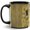 The Kiss (Klimt) - Lovers Coffee Mug - 11 oz - Full- Black