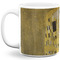 The Kiss (Klimt) - Lovers Coffee Mug - 11 oz - Full- White