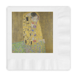 The Kiss (Klimt) - Lovers Embossed Decorative Napkins
