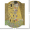 The Kiss (Klimt) - Lovers Custom Shape Iron On Patches - L - APPROVAL