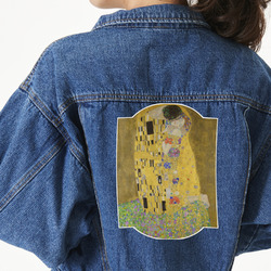 The Kiss (Klimt) - Lovers Twill Iron On Patch - Custom Shape - 3XL