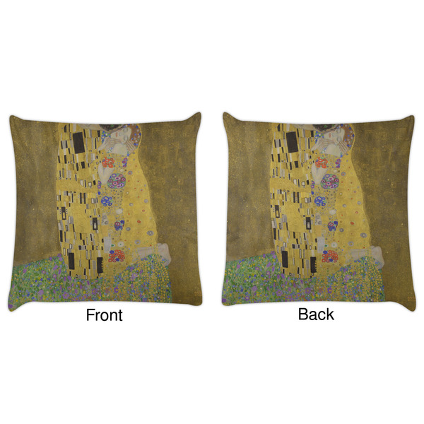 The Kiss (Klimt) - Lovers Decorative Pillow Case - Approval