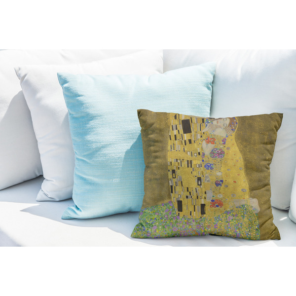 The Kiss (Klimt) - Lovers Decorative Pillow Case - LIFESTYLE 2