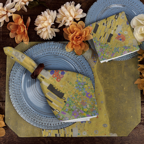 The Kiss (Klimt) - Lovers Dining Set