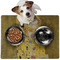 The Kiss (Klimt) - Lovers Dog Food Mat - Medium LIFESTYLE