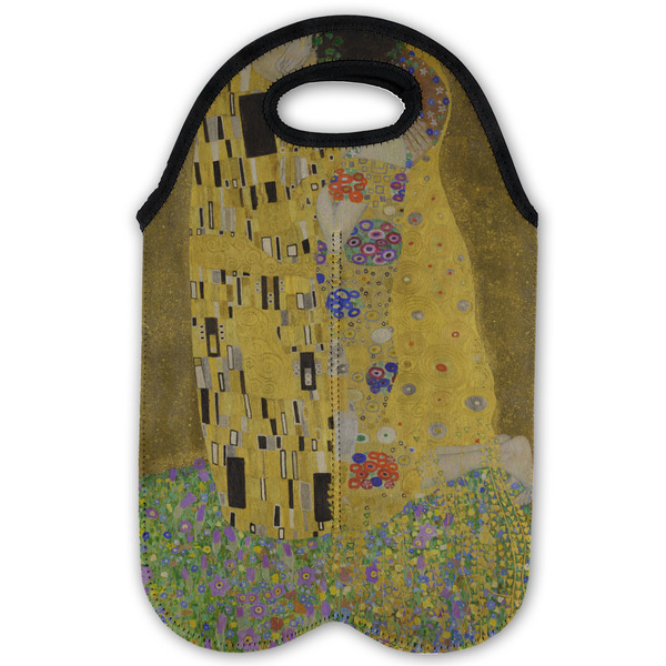 The Kiss (Klimt) - Lovers Double Wine Tote - Flat (new)