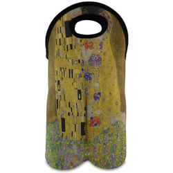 The Kiss (Klimt) - Lovers Wine Tote Bag (2 Bottles)