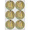 The Kiss (Klimt) - Lovers Drink Topper - Large - Set of 6