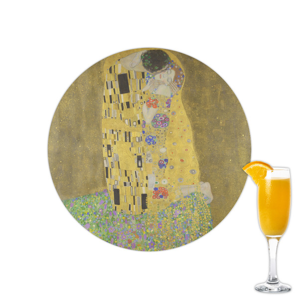 Custom The Kiss (Klimt) - Lovers Printed Drink Topper - 2.15"
