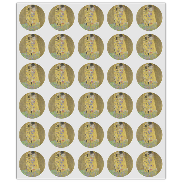 The Kiss (Klimt) - Lovers Drink Topper - XSmall - Set of 30