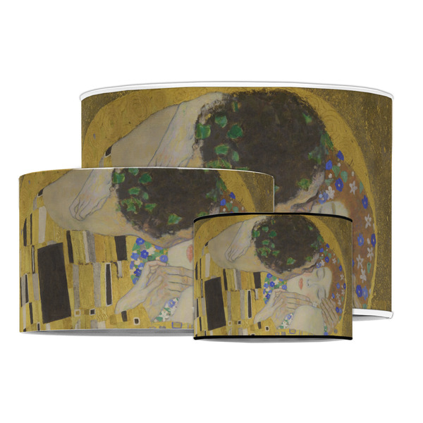 The Kiss (Klimt) - Lovers Drum Lampshades - MAIN